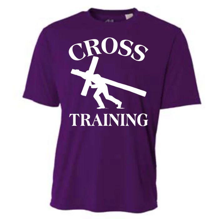 Funny Religous Cross Training Cooling Performance Crew T-Shirt