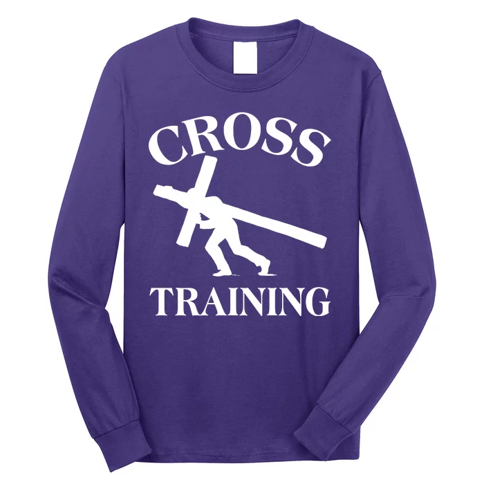 Funny Religous Cross Training Long Sleeve Shirt