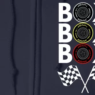 Formula Racing Car, Box Box Box Radio Call To PitBox Car Race Full Zip Hoodie