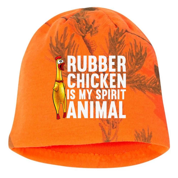 Funny Rubber Chicken For  Rubber Chicken Lover Kati - Camo Knit Beanie