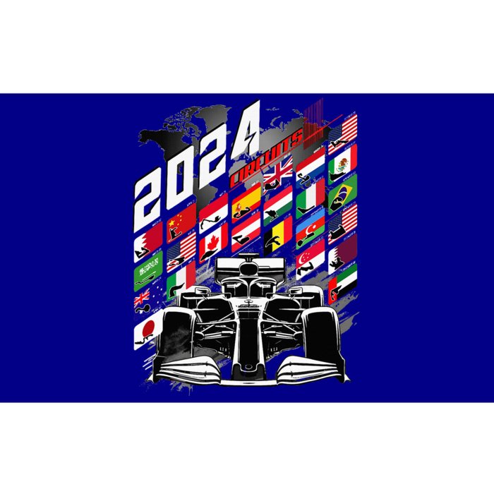 Formula Racing Circuit Schedule Gear 2024 Grand Prix Places Bumper Sticker