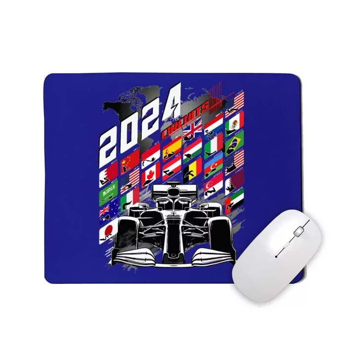 Formula Racing Circuit Schedule Gear 2024 Grand Prix Places Mousepad