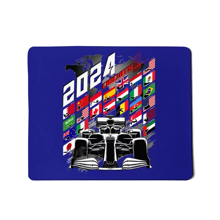 Formula Racing Circuit Schedule Gear 2024 Grand Prix Places Mousepad