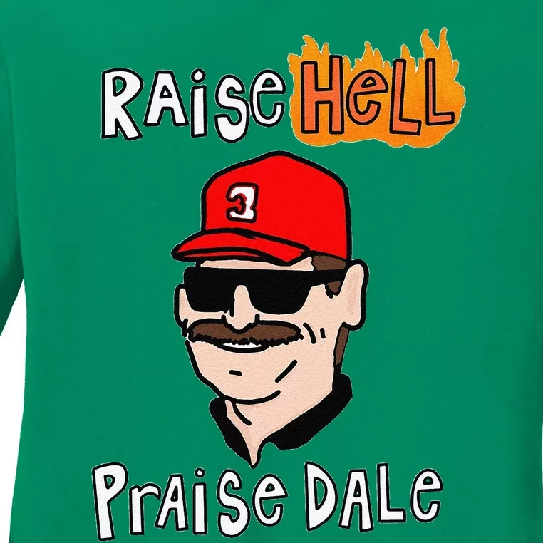 Funny Raise Cute Hell Praise Dale Gift Ladies Long Sleeve Shirt