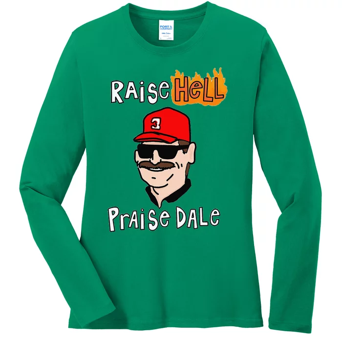 Funny Raise Cute Hell Praise Dale Gift Ladies Long Sleeve Shirt