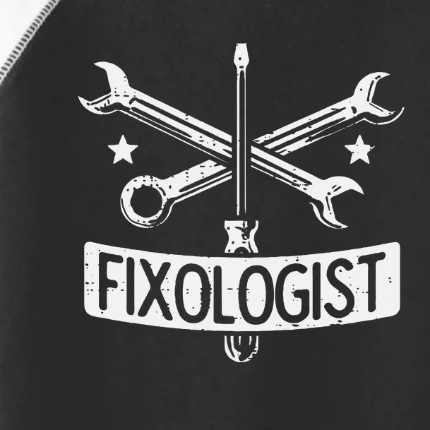 Fixologist Repair Car Technician Auto Mechanic Garage Toddler Fine Jersey T-Shirt