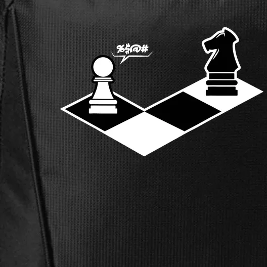 Funny Retro Chess Gift Chess-Player City Backpack