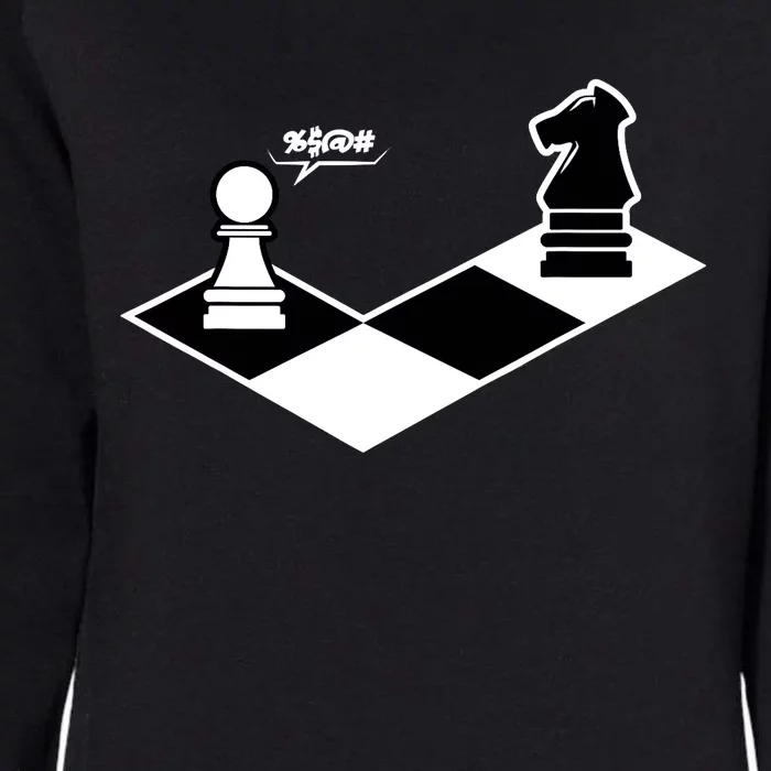 Funny Retro Chess Gift Chess-Player Womens California Wash Sweatshirt