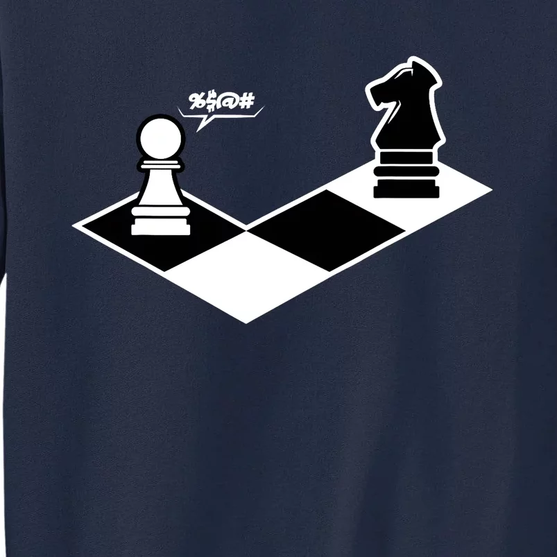 Funny Retro Chess Gift Chess-Player Tall Sweatshirt