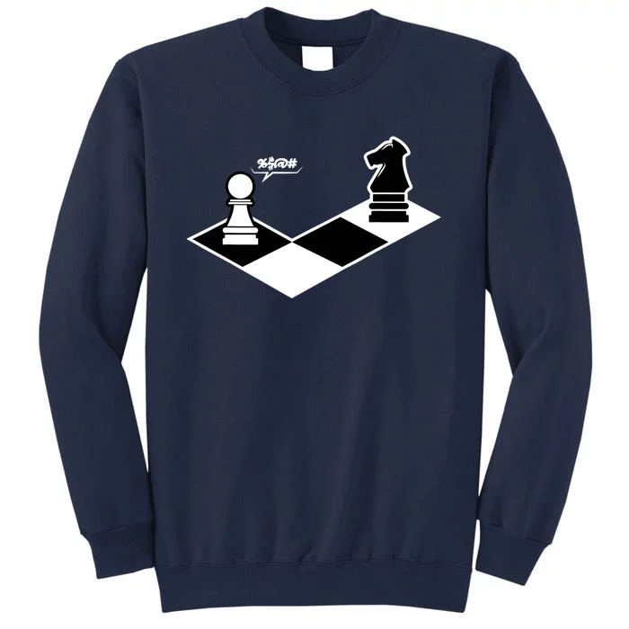 Funny Retro Chess Gift Chess-Player Tall Sweatshirt