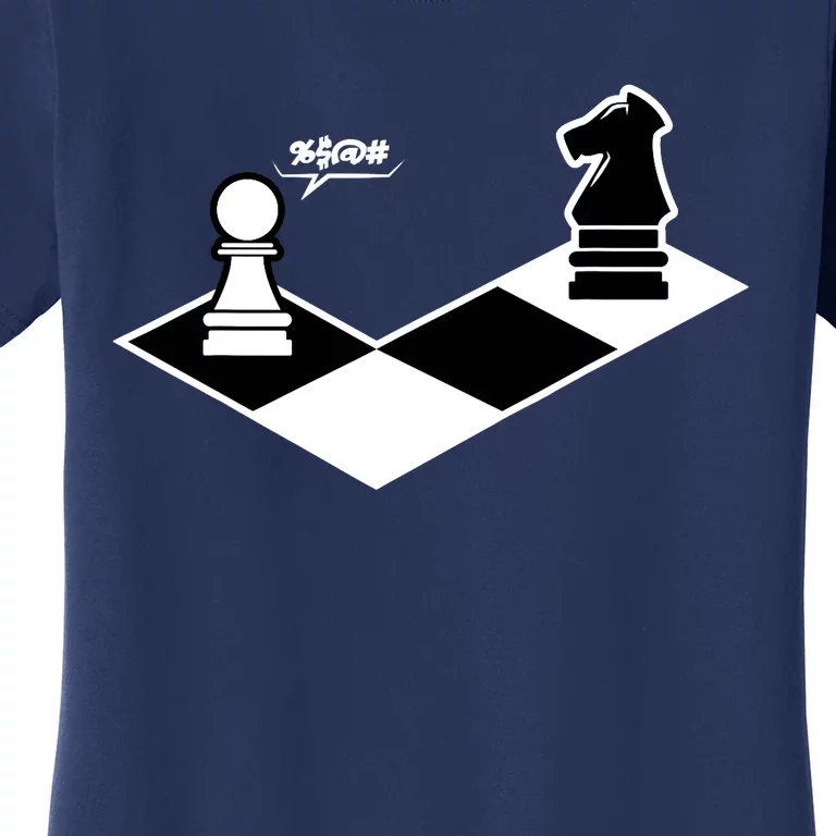 Funny Retro Chess Gift Chess-Player Women's T-Shirt