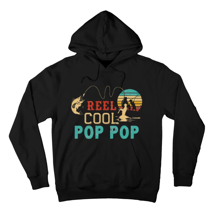 Fishing Reel Cool Pop Pop Father’s Day Gift For Fisherman Hoodie