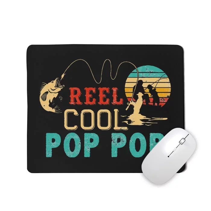 Fishing Reel Cool Pop Pop Father’s Day Gift For Fisherman Mousepad