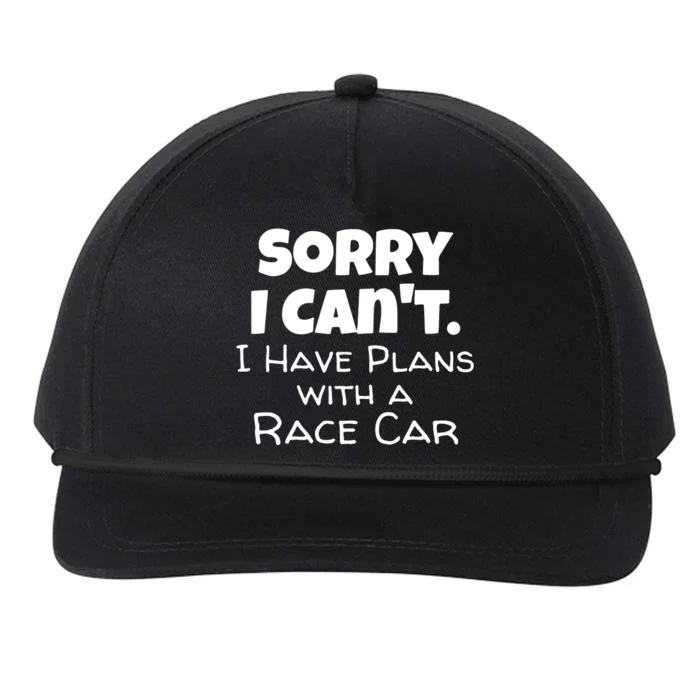 Funny Race Car Dirt Track Racing Lover Fan Snapback Five-Panel Rope Hat