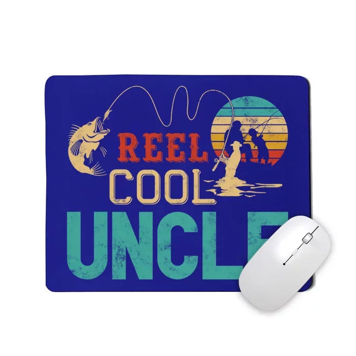 Fishing Reel Cool Uncle Father’S Day Gift Fisher Uncle Cool Gift Mousepad