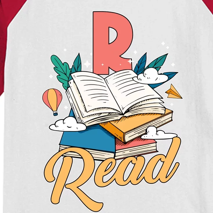 Fundatal Reading Coach Teacher Literacy Readers English Gift Kids Colorblock Raglan Jersey