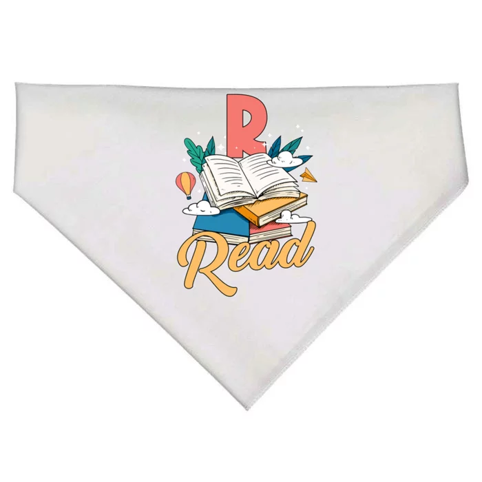 Fundatal Reading Coach Teacher Literacy Readers English Gift USA-Made Doggie Bandana