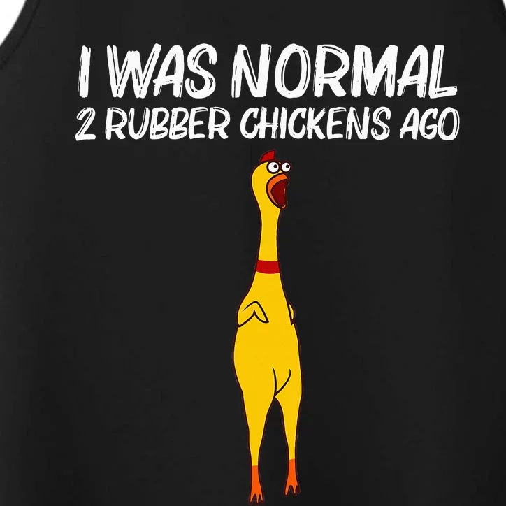 Funny Rubber Chicken Gift Rubber Chicken Performance Tank