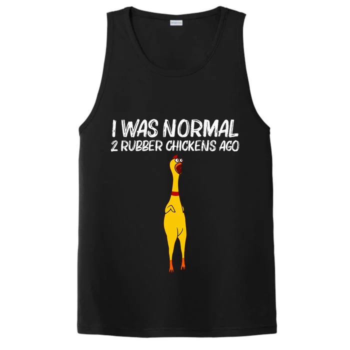 Funny Rubber Chicken Gift Rubber Chicken Performance Tank