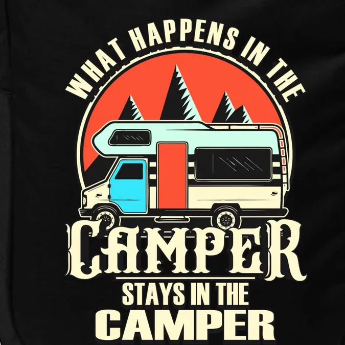 Funny Rv Camper Recreational Vehicle Van Life Camping Meaningful Gift Impact Tech Backpack