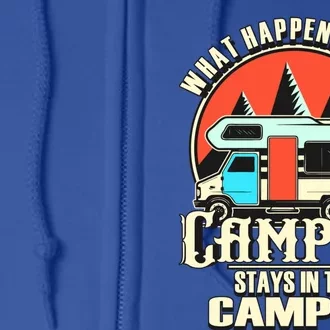 Funny Rv Camper Recreational Vehicle Van Life Camping Meaningful Gift Full Zip Hoodie