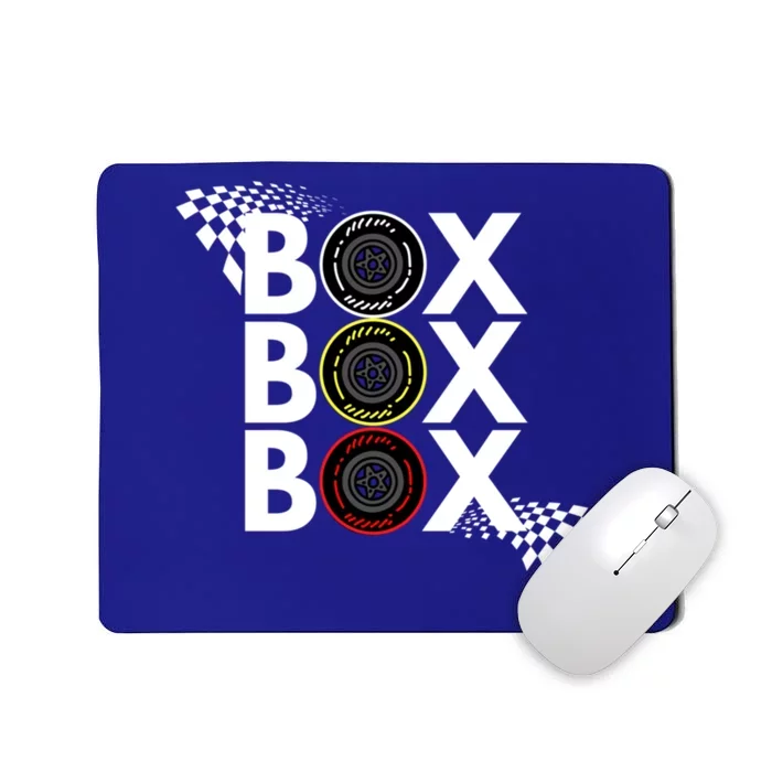 Formula Racing Car Box Box Box Radio Call To Pitbox Car Race Gift Mousepad