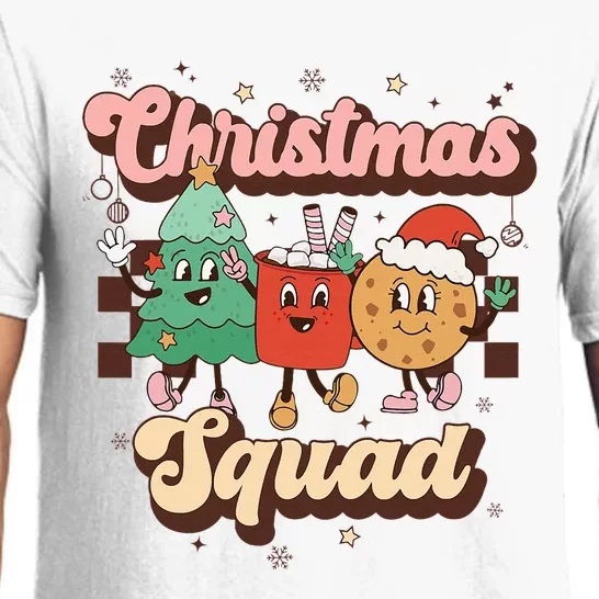 Festive Retro Christmas Squad Hilarious Family Matching Pajama Set