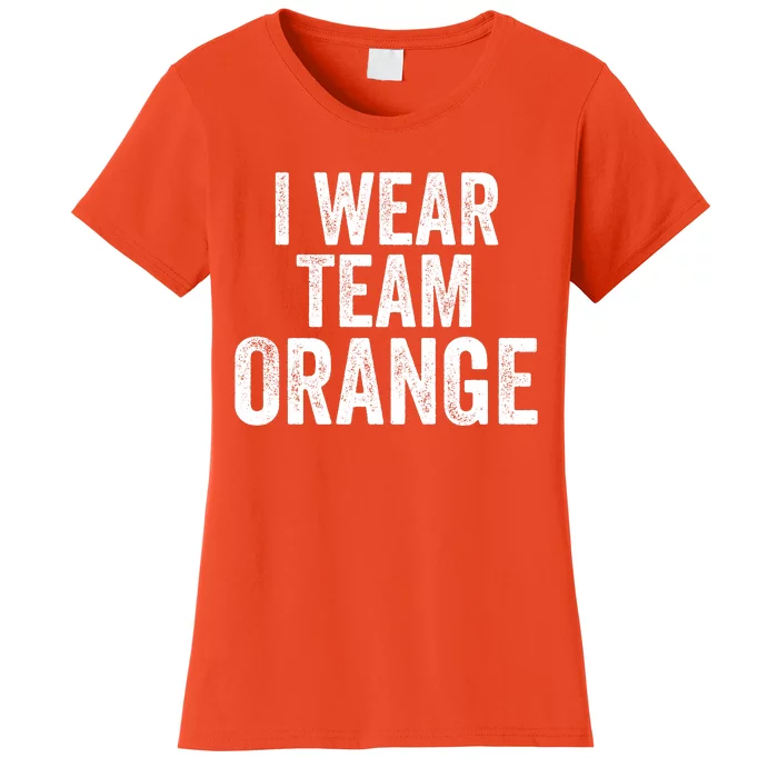 Formula Racing Car I Wear Team Orange F1 Formula One Racing Car Women's T-Shirt