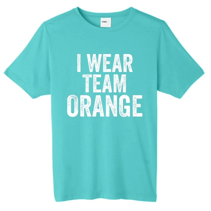 Formula Racing Car I Wear Team Orange F1 Formula One Racing Car ChromaSoft Performance T-Shirt