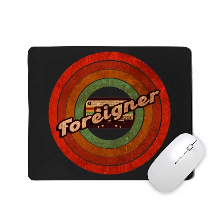 F.O.R.E.I.G.N.E.R Retro Cassette 90s Rock Music Mousepad