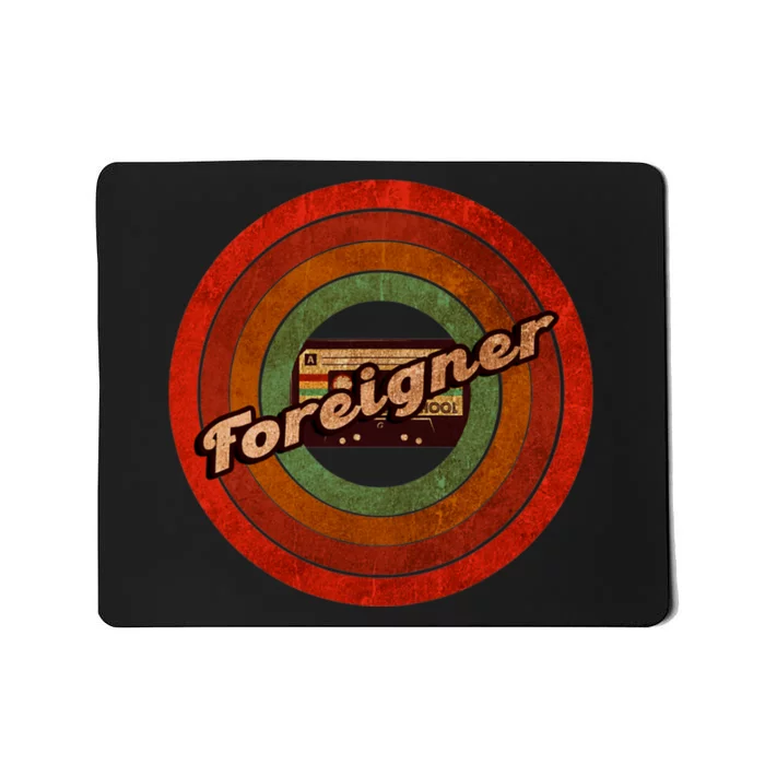 F.O.R.E.I.G.N.E.R Retro Cassette 90s Rock Music Mousepad