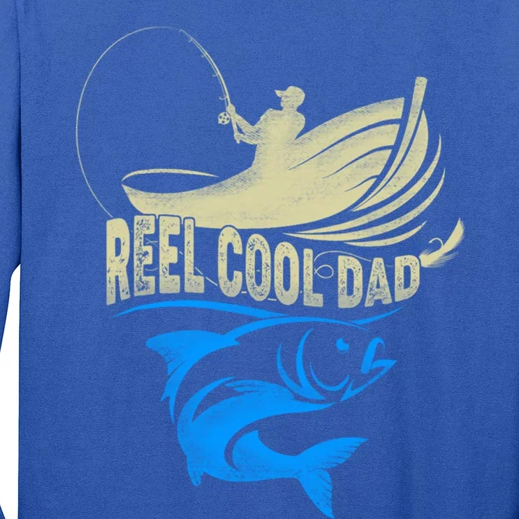 Fishing Reel Cool Dad Father’s Day For Fisher Funny Gift Long Sleeve Shirt