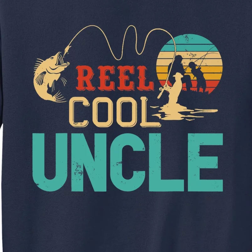 Fishing Reel Cool Uncle Father’s Day Gift Fisherman Uncle Sweatshirt