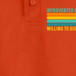 Funny Retro Cat Introverted But Willing To Discuss Cats Dry Zone Grid Performance Polo