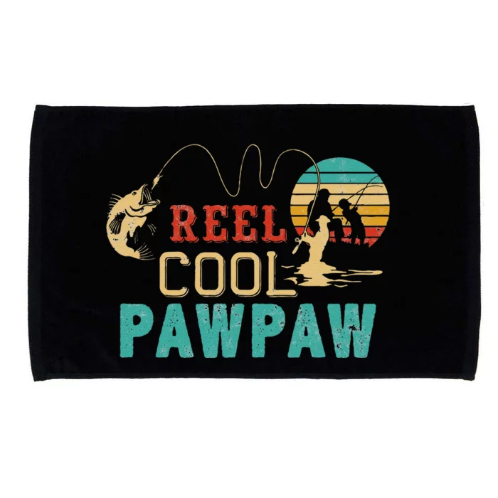 Fishing Reel Cool Pawpaw Father’s Day Gift Fisherman Pawpaw Microfiber Hand Towel