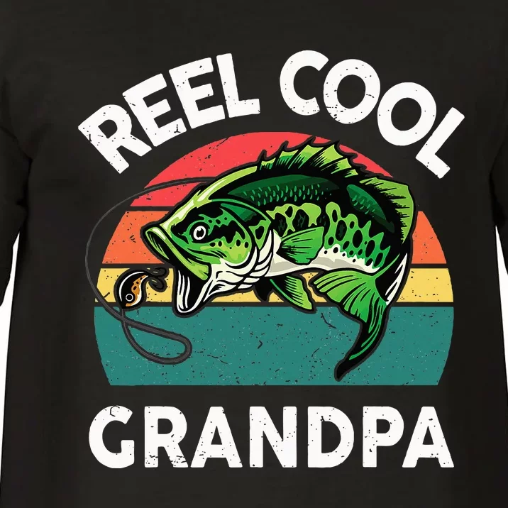 Fishing Reel Cool Grandpa Fathers Day Comfort Colors T-Shirt