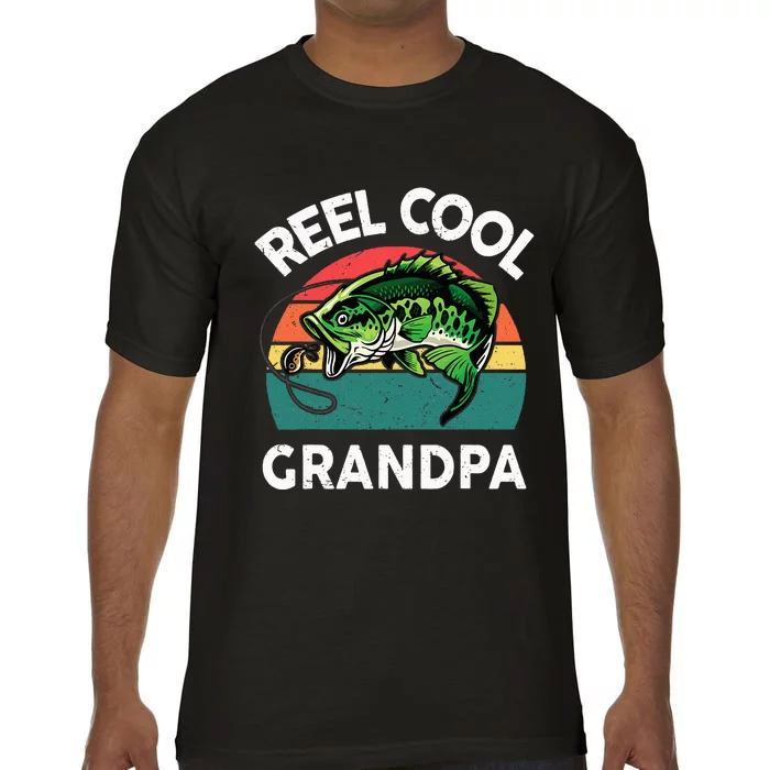 Fishing Reel Cool Grandpa Fathers Day Comfort Colors T-Shirt