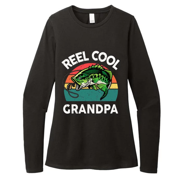 Fishing Reel Cool Grandpa Fathers Day Womens CVC Long Sleeve Shirt