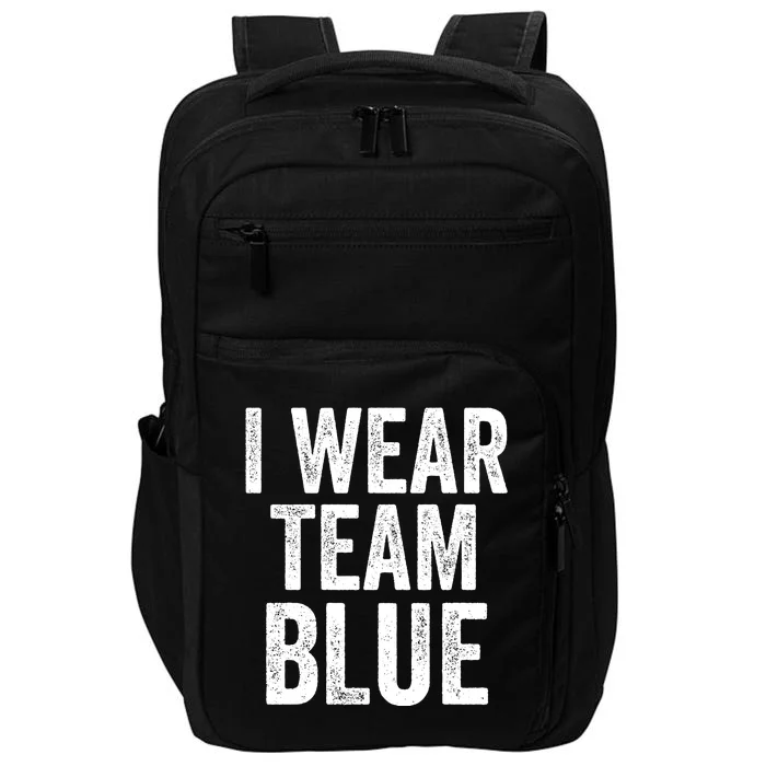 Formula Racing Car I Wear Team Blue F1 Formula One Racing Car Impact Tech Backpack