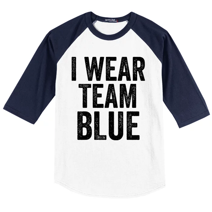 Formula Racing Car I Wear Team Blue F1 Formula One Racing Car Baseball Sleeve Shirt