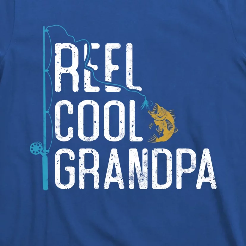 Fishing Reel Cool Grandpa Father’s Day Gift For Fisher Gift T-Shirt