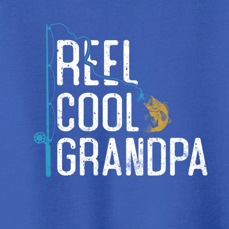 Fishing Reel Cool Grandpa Father’s Day Gift For Fisher Gift Toddler T-Shirt