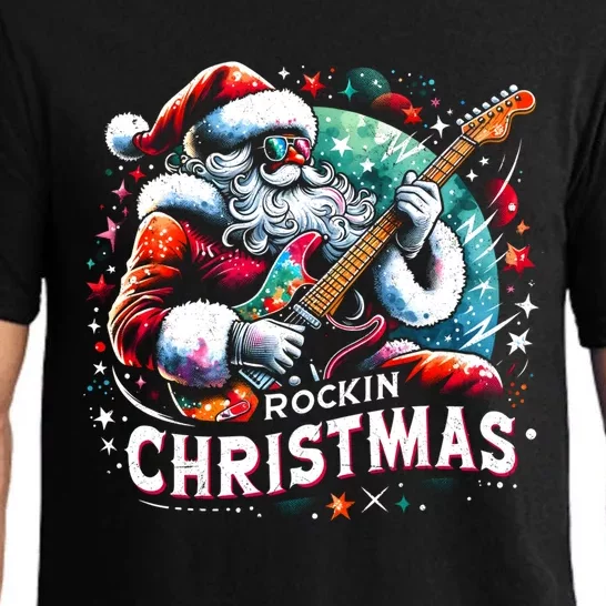 Funny Rockin Christmas Christmas Santa Funny Santa Rocker Meaningful Gift Pajama Set