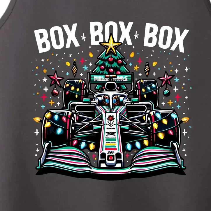 Formula Racing Car Box Box Box Radio Call Fun Christmas Tree Cute Gift Performance Tank