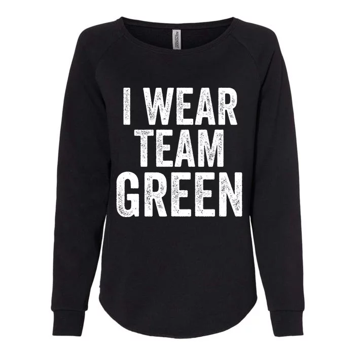 Formula Racing Car I Wear Team Green F1 Formula One Racing Car Womens California Wash Sweatshirt