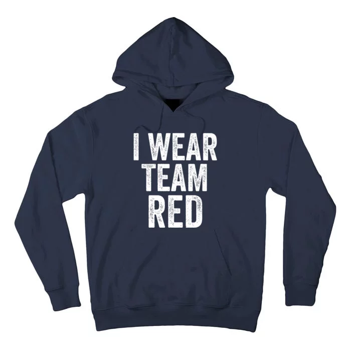 Formula Racing Car I Wear Team Red F1 Formula One Racing Car Tall Hoodie