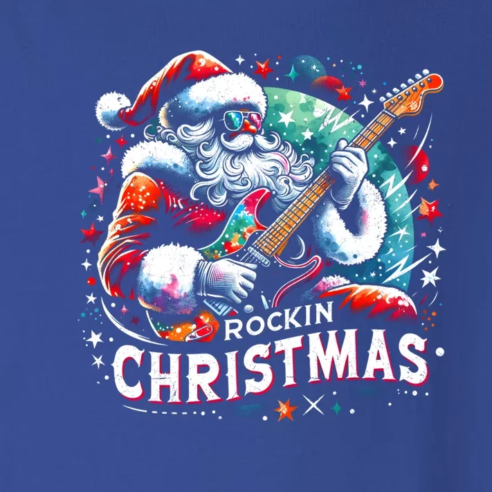 Funny Rockin Christmas Christmas Santa Funny Santa Rocker Gift Toddler Long Sleeve Shirt