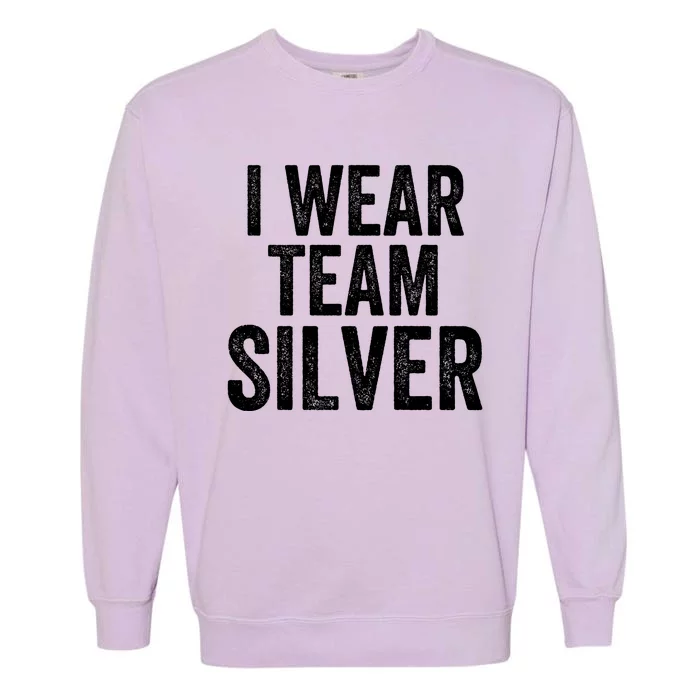 Formula Racing Car I Wear Team Silver F1 Formula One Racing Car Garment-Dyed Sweatshirt