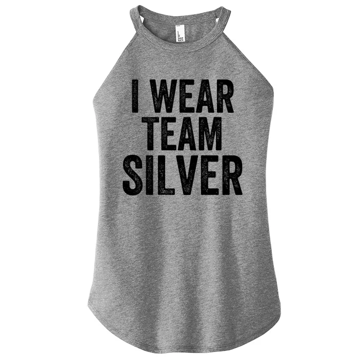 Formula Racing Car I Wear Team Silver F1 Formula One Racing Car Women’s Perfect Tri Rocker Tank