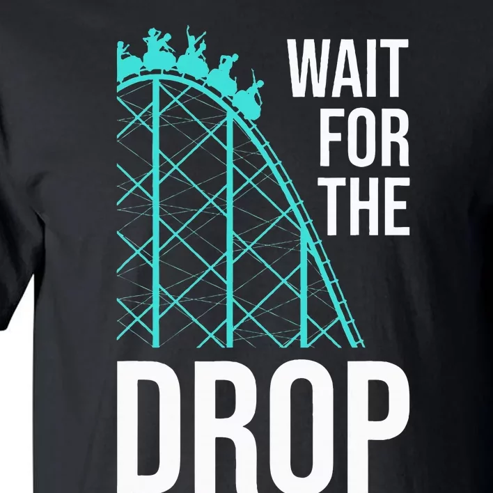 Funny Roller Coaster Designs Amusement Park Tall T-Shirt